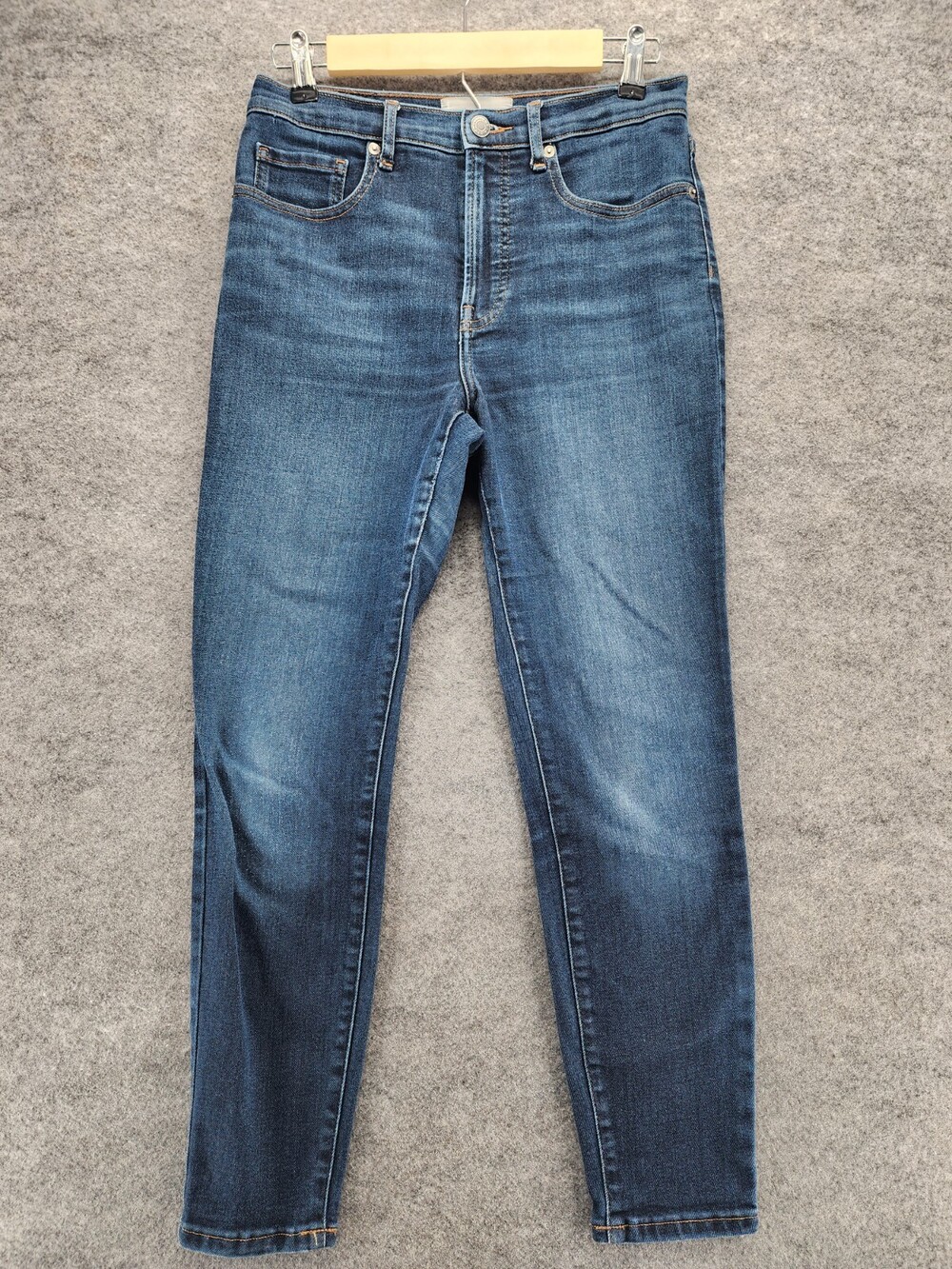 Everlane Jeans Womens 25 High Rise Skinny Leg Blue Denim 28x25"